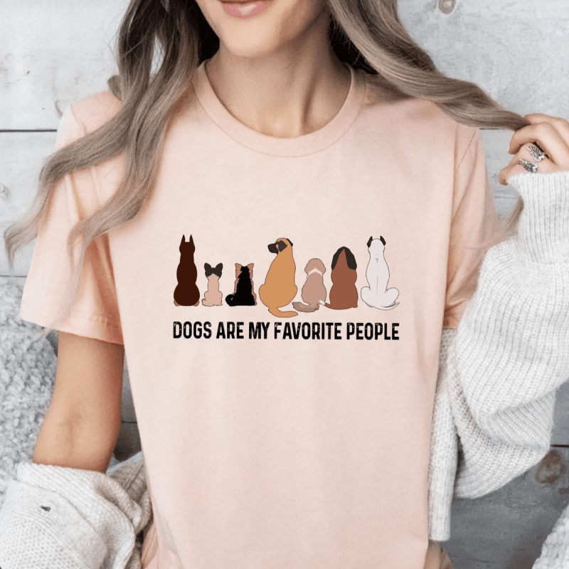 Dogs are my favourite people T-shirt