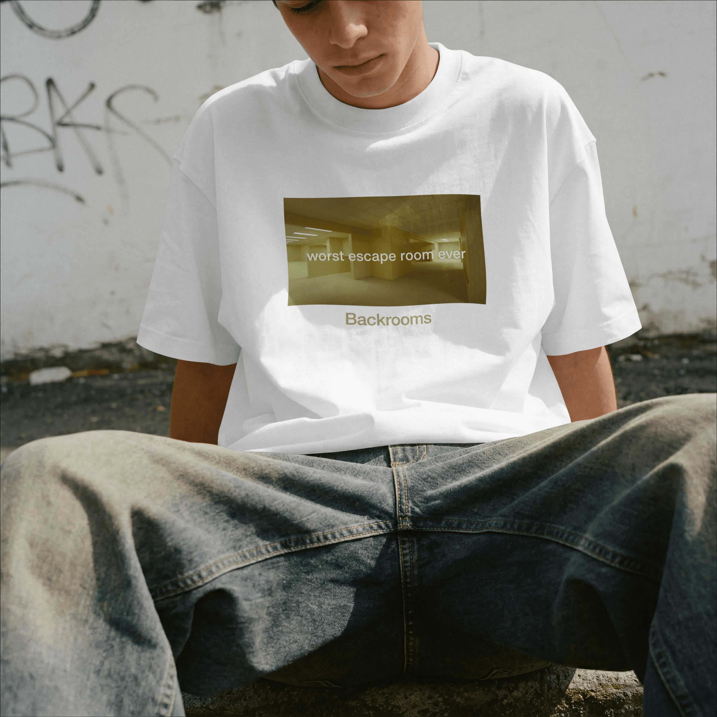 Worst escape room T-shirt — White, image 2 of 3
